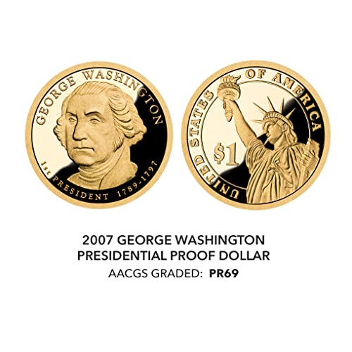 2007. S Washington predsjednički $ 1 AACGS dokaz