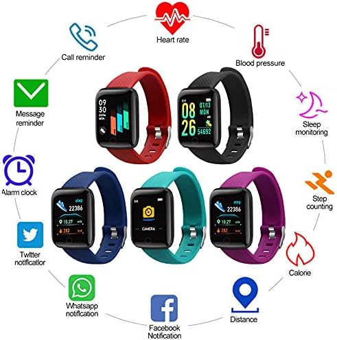 Byikun Smart Watch koji može poslati SMS i pozivati, 116S SUTCHATS SATHAT SMART WITRIBERD PUTNI Sportski sat za muškarce, fitness sat,