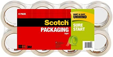 Scotch Sigurno pokrenite traku za dostavu pakiranja, 1,88 x 54,6 m i sigurno start traka za pakiranje, 1,88 x 38,2 m, dizajniran za