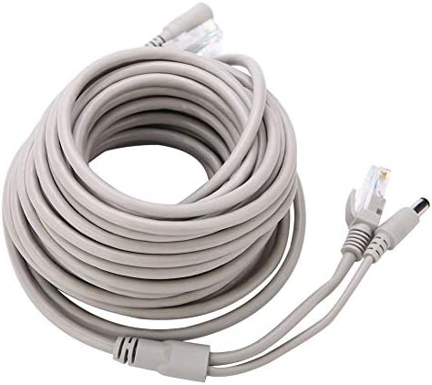 RJ45DC Ethernet CCTV kabel, CAT 5 i Extension Extension Twoinone kabel, za IP kamere NVR sustav 10Mbps/100Mbps