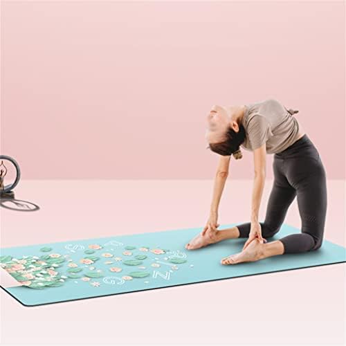 Gumena prostirka za jogu, prijenosna sklopiva prostirka za fitness s pokrivačem,