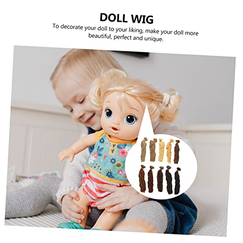 Toyvian 40 PCS lutka perika za kosu BJD lutke American Dolls SD lutka Visoka temperatura žica