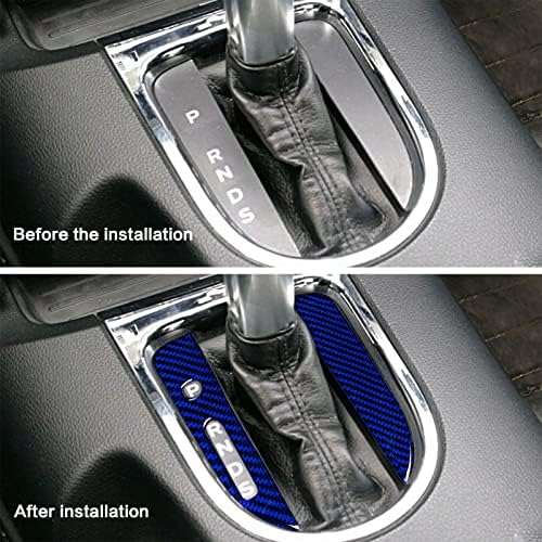 Yamuda kompatibilan s 2pcs automobilskim pločama s ugljičnim vlaknima ukrasna naljepnica za Ford Mustang 2017 2018 2019 2020