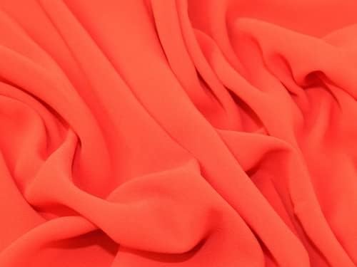 Obična tkanina za narančastu Georgette haljinu - po metru