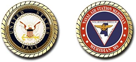 Mornarička zračna stanica Meridian Challenge Coin - Službeno licenciran