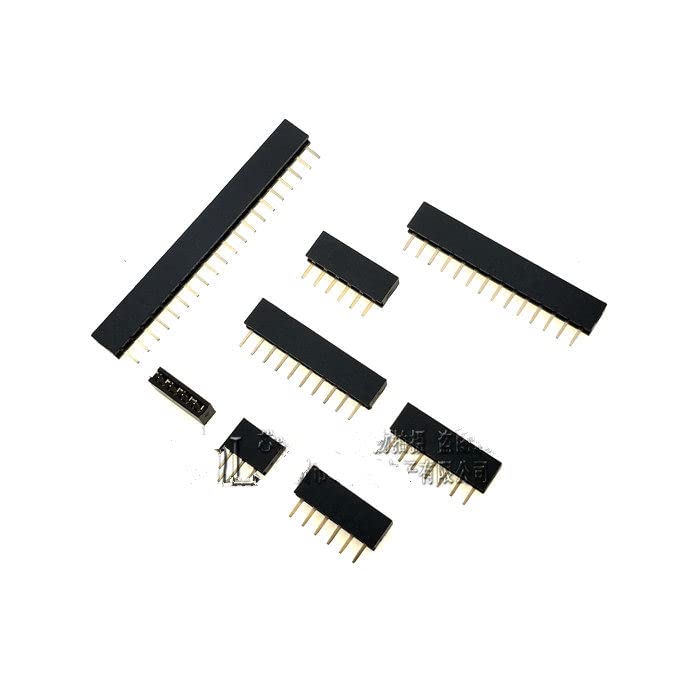 120pcs 1 ~ 22/3/4/5/6/7/8/9/10/12/20/ 40-2,0 mm nagibni pin konektor dvoredni ravni ženski pin konektor za PCB