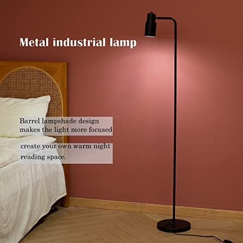 Ganroght podna svjetiljka, industrijska podna svjetiljka za spavaće sobe i dnevne sobe-3 Temperatura u boji 310 ° za rotaciju 310 °
