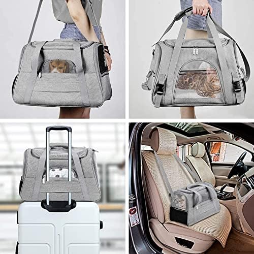 ; Mekana mačja sklopiva torba za prijevoz kućnih ljubimaca prijenosni nosači za pse prozračuju ruksak za putovanja kućnih ljubimaca