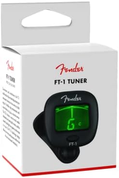 Fender FT-1 Professional Clip-on Tuner, Black