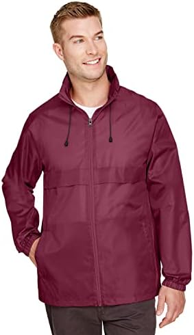 Team 365 Zona za odrasle zaštitite laganu jaknu, sportski maroon, veliki