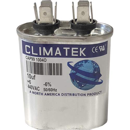 Climatek ovalni kondenzator - odgovara Trane CPT00140 | 10 UF MFD 370/440 VAL