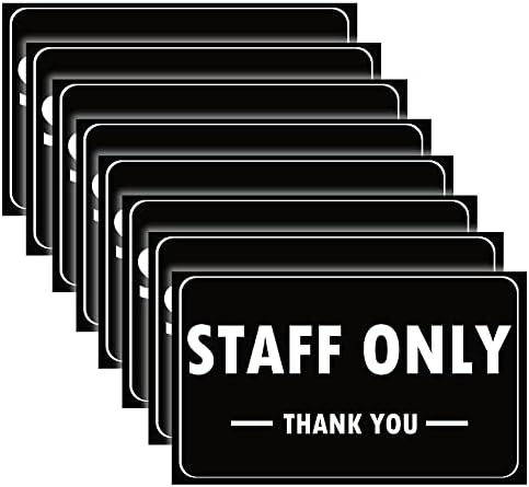 8 PCS osoblje potpisuje samo naljepnicu, zaposlenici samo zahvaljuju naljepnici, natpise kako bi se spriječilo ne-ovlaštenu osobu za
