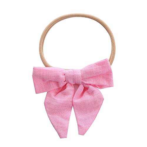 & Jednobojna traka za glavu za djevojčice s mašnom elastična kravata za bebe kuhinjski pribor za tinejdžere