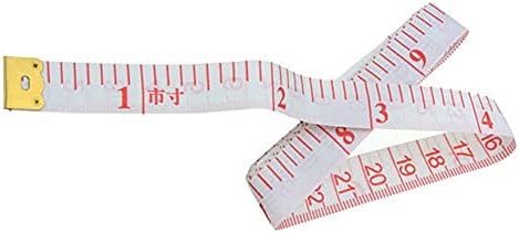 Mjerna vrpca, maserfaliw sklopivi mekani ravnalo 1,5 m cm inča Izmjerite krpu za šivanje tkanine za mjerenje vrpce mjerne vrpce, blagdanski