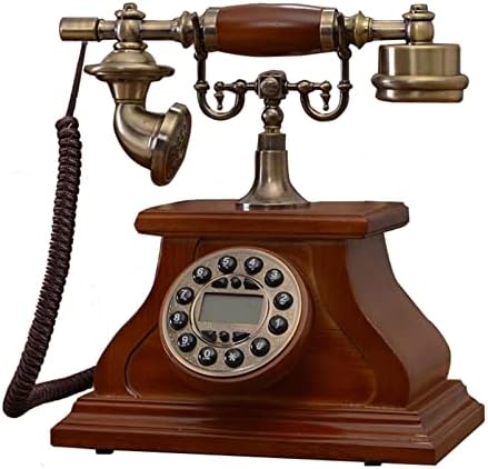 Gayouny Fashion Wood Telefon s fiksnim telefonom Telefon ugrađeni fiksni telefon Telefona za uredski dom Telefon
