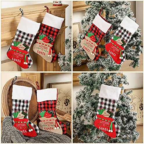 1pc ukrasna božićna čarapa crtana vrećica slatkiša lijepa viseća poklon vrećica za zabavu
