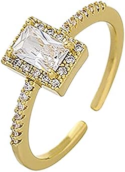 Dijamantni poklon zaručnički prsten zaručnički prstenovi za žene prsten Set kristalnih prstenova