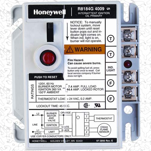 R8149A1002 - OEM nadograđena zamjena za kontrolnu ploču ulja za ulje Honeywell Protecterolay
