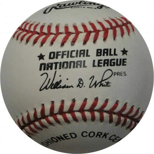 Ryan Klesko ručno potpisao autogramiranu bejzbol baseball Braves NL - Autografirani bejzbol