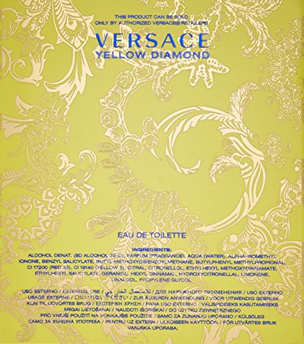 Versace Yellow Diamond od Versace 3 oz EDT-sprej za žene - pakiranje od 1