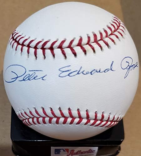 Autografirani Peter Edward Rose Službeni baseball Major League