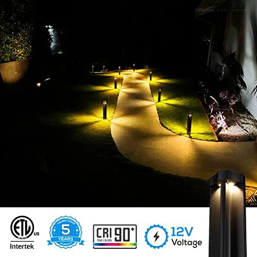 LEONLITE LED LED Svjetla s niskim naponom, svjetla pejzažnih staza od 4W, ETL na popisu, 12V AC/DC pejzažna rasvjeta za vrt, šetnicu,