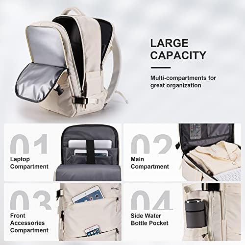 Putni ruksak za let odobrena torba za nošenje u zrakoplovu 15,6-inčni ruksak za prijenosno računalo vodootporna torba za teretanu dnevni