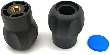 Ripple kuglica gumba plastična ručka u obliku kuglice s m8 m10 m12 ženski umetak navoja)