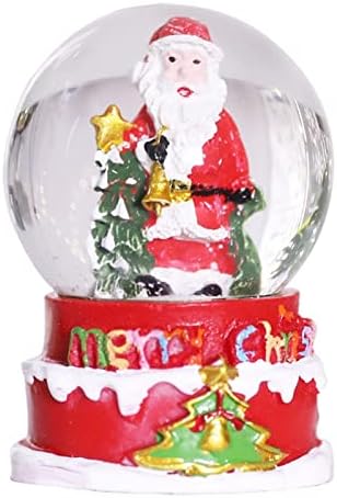 BZGKNUL Božićni Santa snježni globus Vodena kugla zanata Ukrasni božićni mini snježna kupola Nova godina poklon trgovina kućni stol
