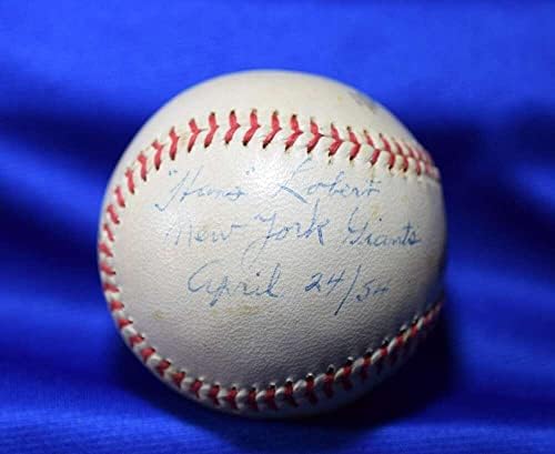 Hans Lobert JSA CERT Autogram Južna liga potpisao bejzbol - Autografirani bejzbols