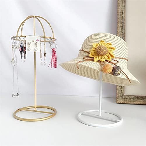 Stalak za šešire od kovanog željeza stalak za šešire za kućanstvo stalak za naušnice ogrlica stalak za pohranu nakita stalak za izložbu