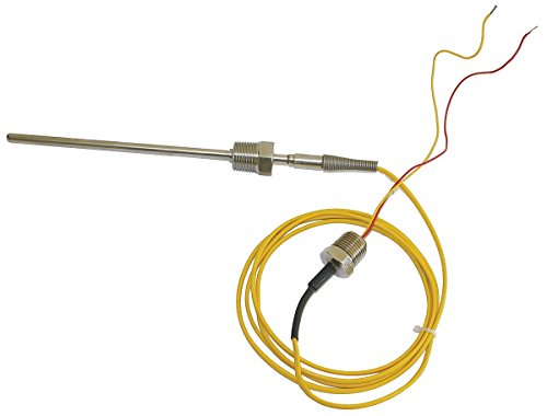 Palmer Wahl - DSTPA420632109 - Sonda za termoelementaciju, tip K, uzemljena, za primjenu tekućine, 1/2 u NPT kompresiji, gola žica