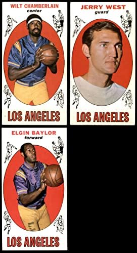 1969-70 Topps Los Angeles Lakers Team Set Los Angeles Lakers Ex+ Lakers