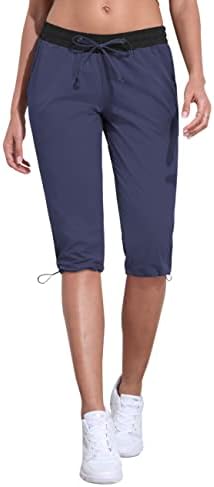 Nepomoćni teretni hlače žene Capri hlače brze suhe planinarske hlače žene s džepovima
