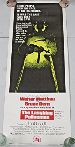 Smijeh policajac Australian Daybill film plakat 14 x36 iz 1973. Film Walter Matthau rijedak!
