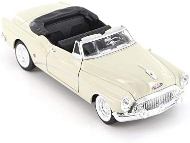 Automobil po mjeri s izlogom - vanjski Kabriolet iz 1953. godine, bijeli-iz 14027. godine-model igračaka automobila po mjeri 1/24