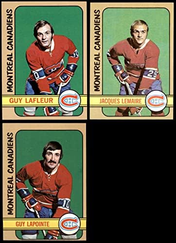 1972-73 Topps Montreal Canadiens Team Set Montreal Canadiens VG/EX+ Canadiens