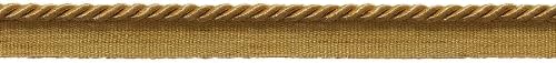 Mali 3/16 -inčni osnovni kabel za usne, prodano u dvorištu, stil 0316S Boja: zlato - c