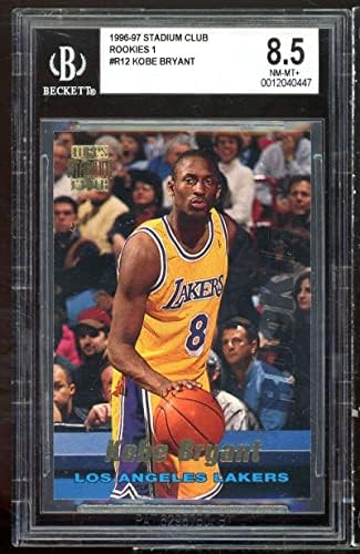 Kobe Bryant Rookie Card 1996-97 Stadium Club Rookies I R12 BGS 8.5