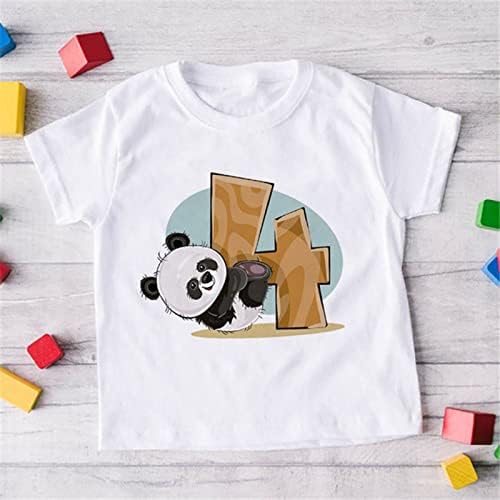 2023. Ljetni mališani dječaci djevojčice Ljetni Panda Panda Panda Printins majice vrhovi nadmašuju slatko mjesto nas