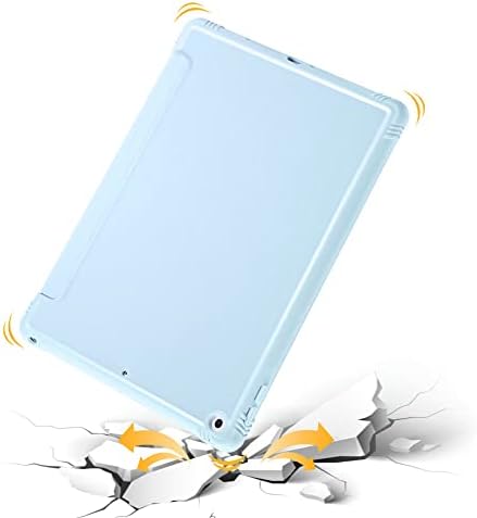 Slim Shell futrola za iPad Pro 11 -inčni 2021 - Fleksibilni TPU Stand Pokrivač s držačem olovke, također odgovara iPad Pro 11 2. Gen