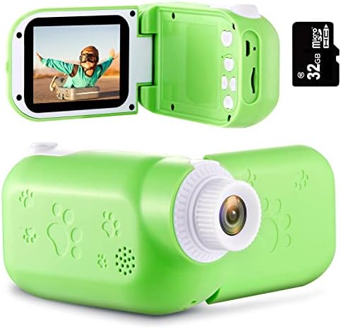 Dječja video kamera za djevojčice-rođendanski poklon za djevojčice u dobi od 3-9 godina, digitalni fotoaparat za malu djecu 2,4 inča