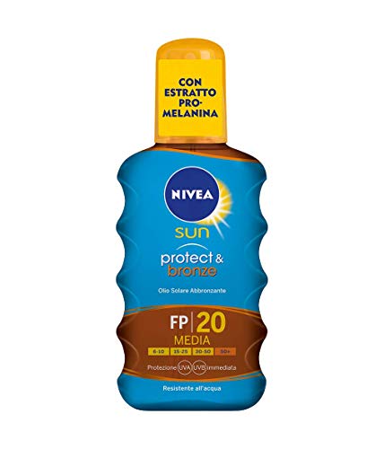 Zaštita od sunca i brončani ten aktivirajuće zaštitno ulje 20 sprej 200 ml