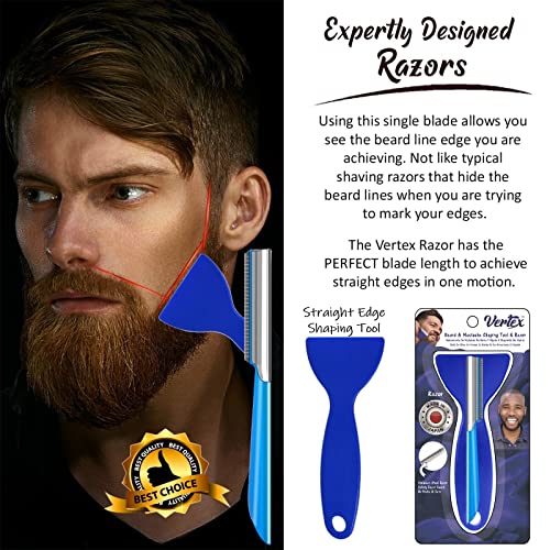 Muška brijač za brijač s kućištem s muškim alatom za oblikovanje brade brkovi bradavi trimer Ravni rub obrijati kućicu za goatee |