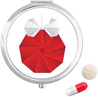 Sažetak Božićni ukras origami kutija za tablete džepna kutija za pohranu lijekova spremnik za doziranje