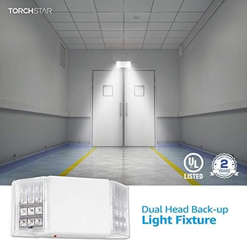 Torchstar LED svjetlo za hitne slučajeve leonlite LED crveni izlazni znak, 4-paketni LED svjetlost za izlaz u hitnim slučajevima, dvije