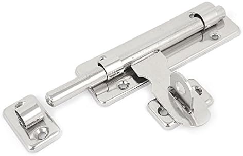 Aexit srebrni ton locks & hasps ormarić ormarića od nehrđajućeg čelika vrata ormarić za ormarić hasp pin lock hasps hasps 6 dugačak