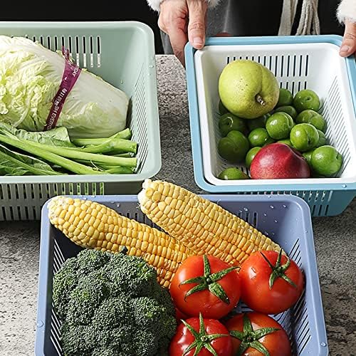 Višenamjenska košara za povrće košara za odlaganje voća i povrća četverodijelna kuhinjska kabina