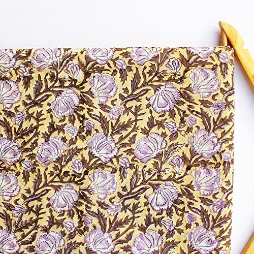 Pamučni poplun s cvjetnim printom za izradu haljina od pamučne tkanine s blokovskim printom 15 metara mekane pamučne tkanine s printom