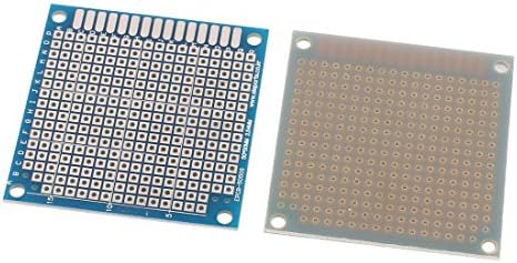 2 kom ploče za izradu prototipa 5 ~ 5 cm ~ 94 jednostrani PCB prototipa kalajisani univerzalni PCB za izradu prototipa plava ploča